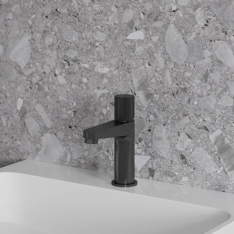 Bateria Umywalkowa Stojąca Contour Antracyt CT8010AT Omnires