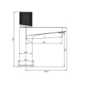 Bateria Umywalkowa Stojąca Contour Antracyt CT8010AT Omnires
