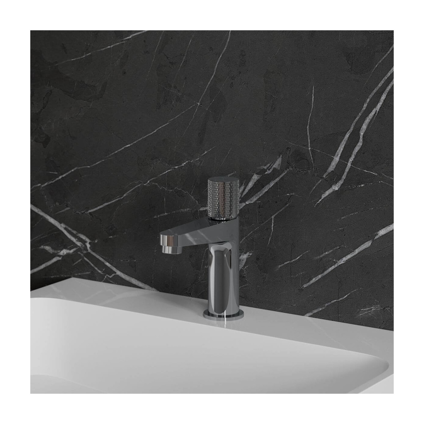 Bateria Umywalkowa Stojąca Contour Chrom CT8010CR Omnires