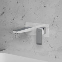 Bateria Umywalkowa Podtynkowa Parma Chrom/Biały PM7415CRB Omnires