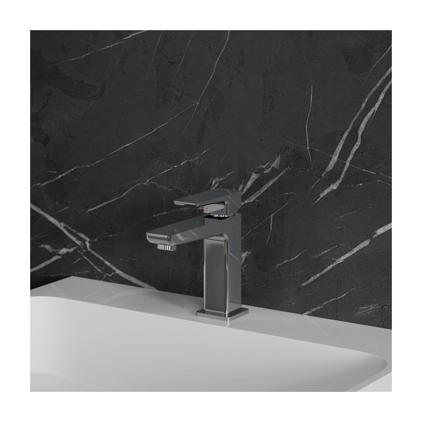 Bateria Umywalkowa Stojąca Parma Chrom PM7410CR Omnires