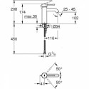 Bateria Umywalkowa Essence S 24172001 Grohe