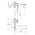 Bateria Umywalkowa Podtynkowa Brava Chrom A42394EXP Vitra