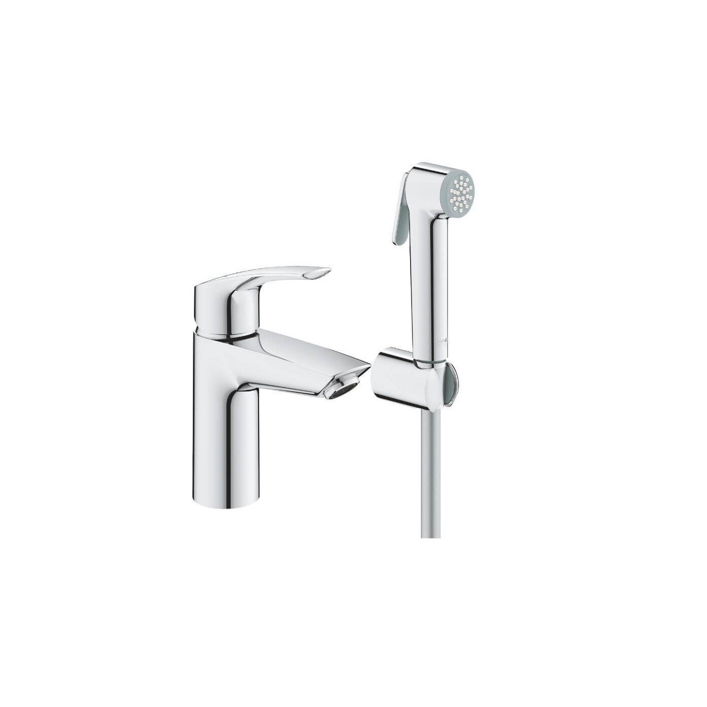 Bateria Umywalkowa Rozmiar S Z Bidetką Eurosmart Chrom 23124003 Grohe