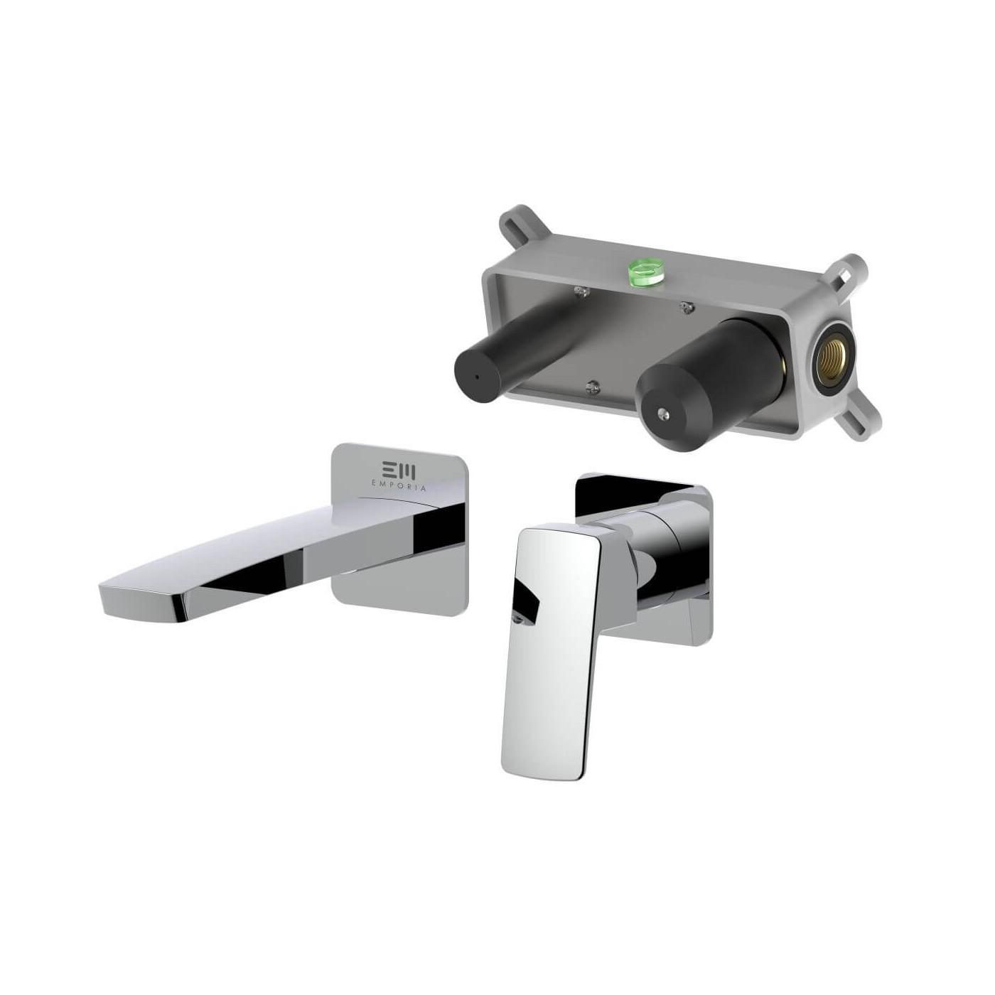 Bateria Umywalkowa Podtynkowa Teo Z Boxem Chrom 02012CHR Emporia
