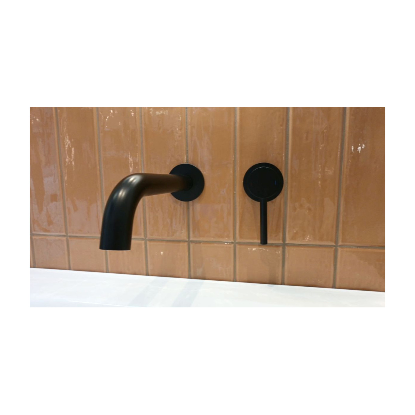 Bateria Umywalkowa Podtynkowa Fly Z Boxem Czarny Mat 03012BM Emporia