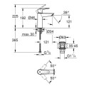 Bateria Umywalkowa Rozmiar M Start Czarny Mat 235752432 Grohe