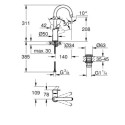 Bateria Umywalkowa Eurosmart Rozmiar L 23970003 Grohe