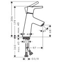 Bateria Umywalkowa Talis 72012000 Hansgrohe