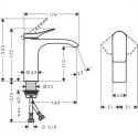 Bateria Umywalkowa Vivenis 75022000 Hansgrohe