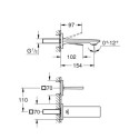 Bateria Umywalkowa Allure S Brushed Cool Sunrise 19309GN2 Grohe