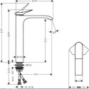 Bateria Umywalkowa Vivenis Chrom 75042000 Hansgrohe