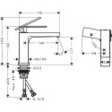 Bateria Umywalkowa Tecturis E Coolstart Chrom 73012000 Hansgrohe