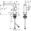 Bateria Umywalkowa Tecturis E Coolstart Czarny Mat 73021670 Hansgrohe