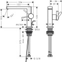 Bateria Umywalkowa Tecturis E Coolstart Brąz Szczotkowany 73023140 Hansgrohe