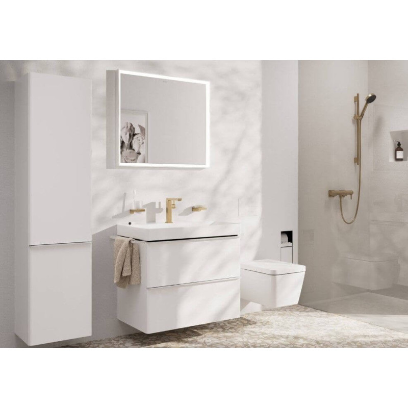 Bateria Umywalkowa Tecturis E Coolstart Brąz Szczotkowany 73041140 Hansgrohe