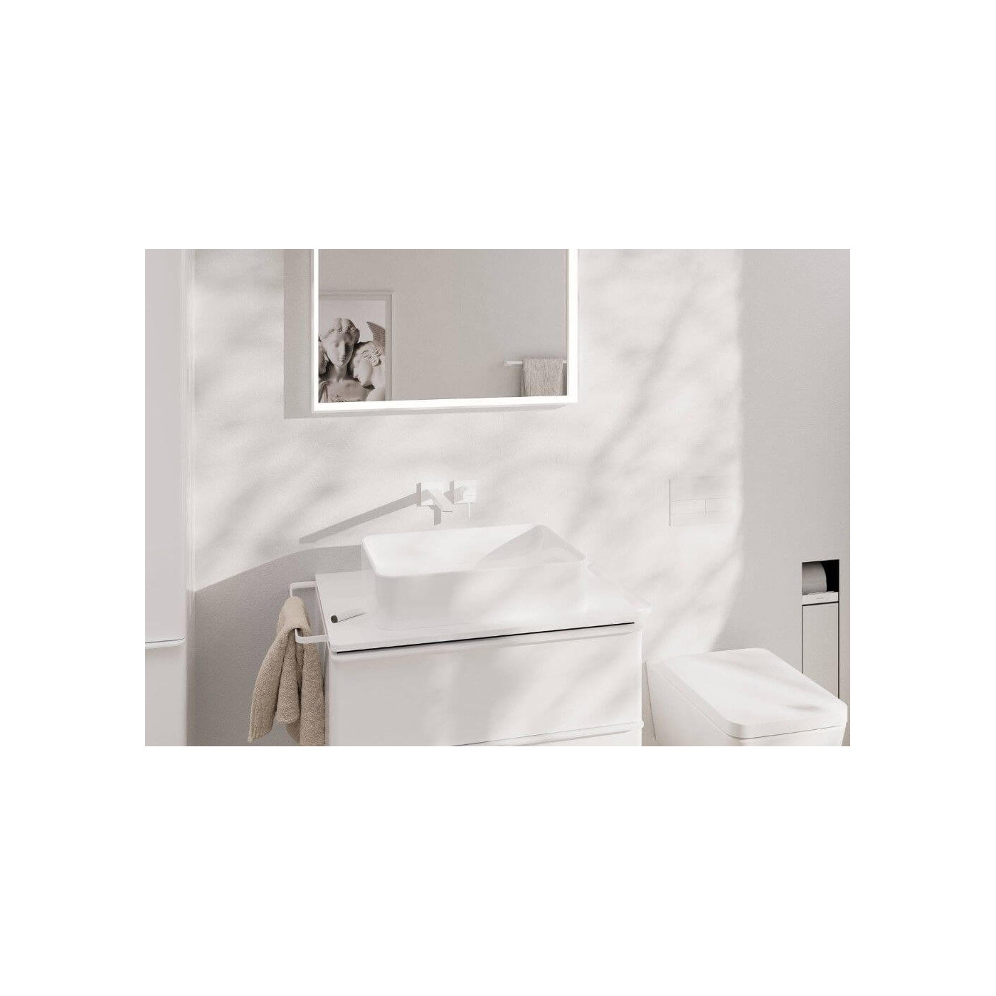Bateria Umywalkowa Tecturis E Biały Mat 73051700 Hansgrohe