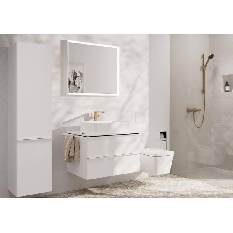 Bateria Umywalkowa Tecturis E Coolstart Brąz Szczotkowany 73072140 Hansgrohe