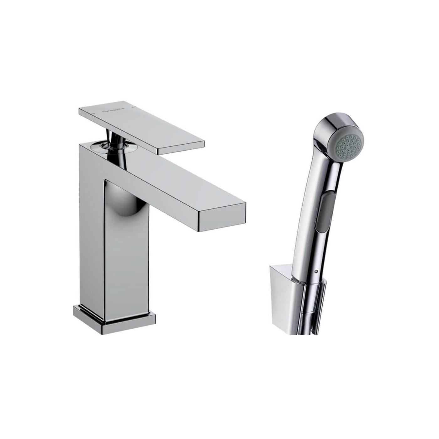Bateria Umywalkowa Tecturis E Z Główką Bidette Chrom 73210000 Hansgrohe