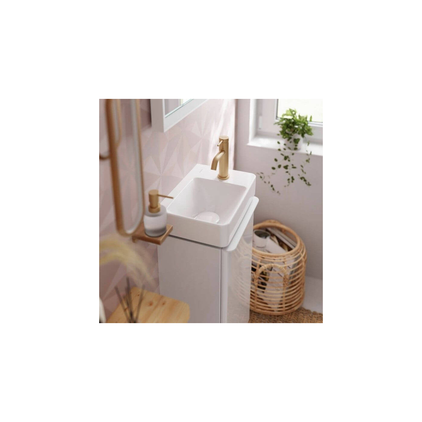 Bateria Umywalkowa Tecturis S Coolstart Brąz Szczotkowany 73301140 Hansgrohe