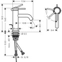 Bateria Umywalkowa Tecturis S Coolstart Czarny Mat 73302670 Hansgrohe