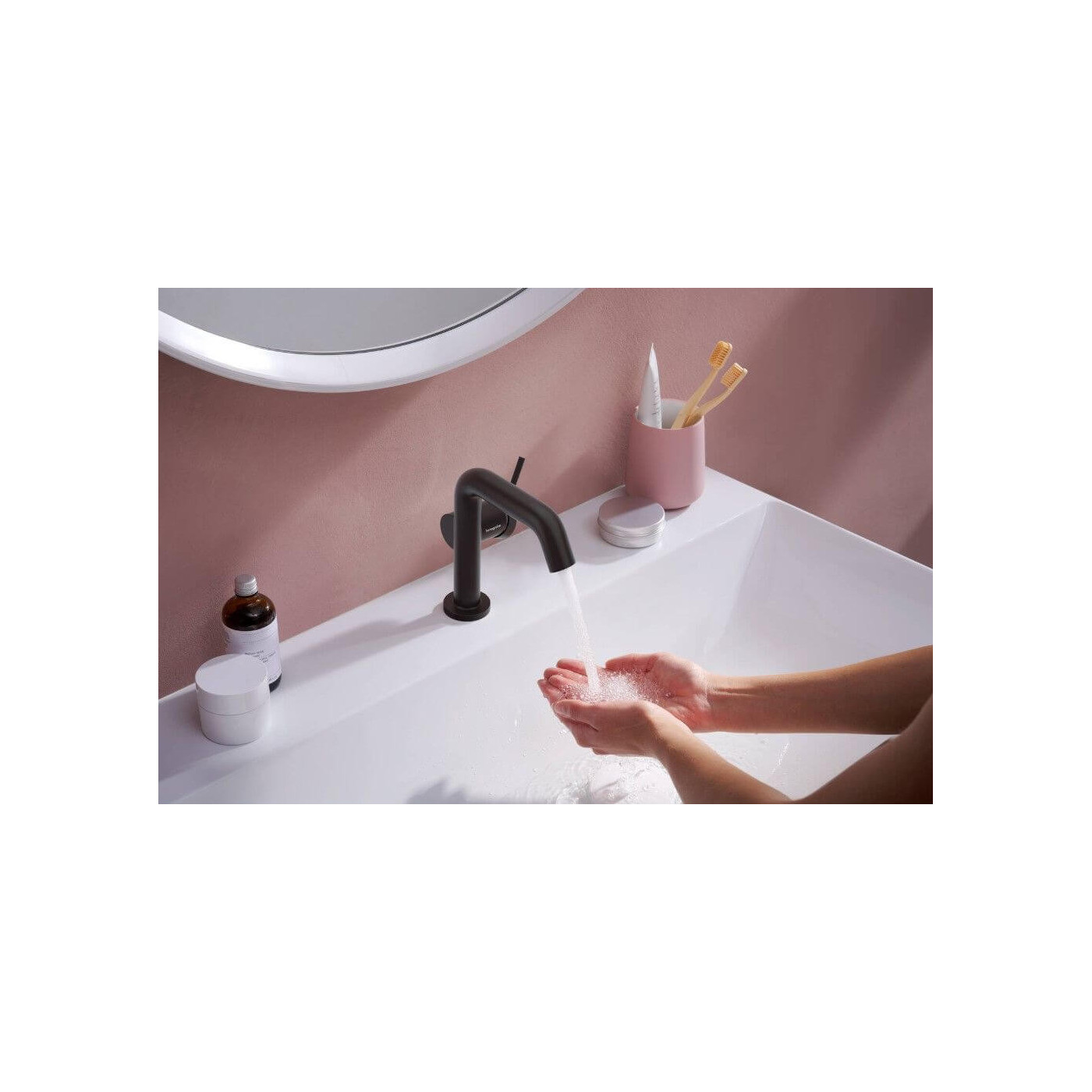 Bateria Umywalkowa Tecturis S Coolstart Czarny Mat 73320670 Hansgrohe