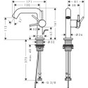 Bateria Umywalkowa Tecturis S Chrom 73323000 Hansgrohe