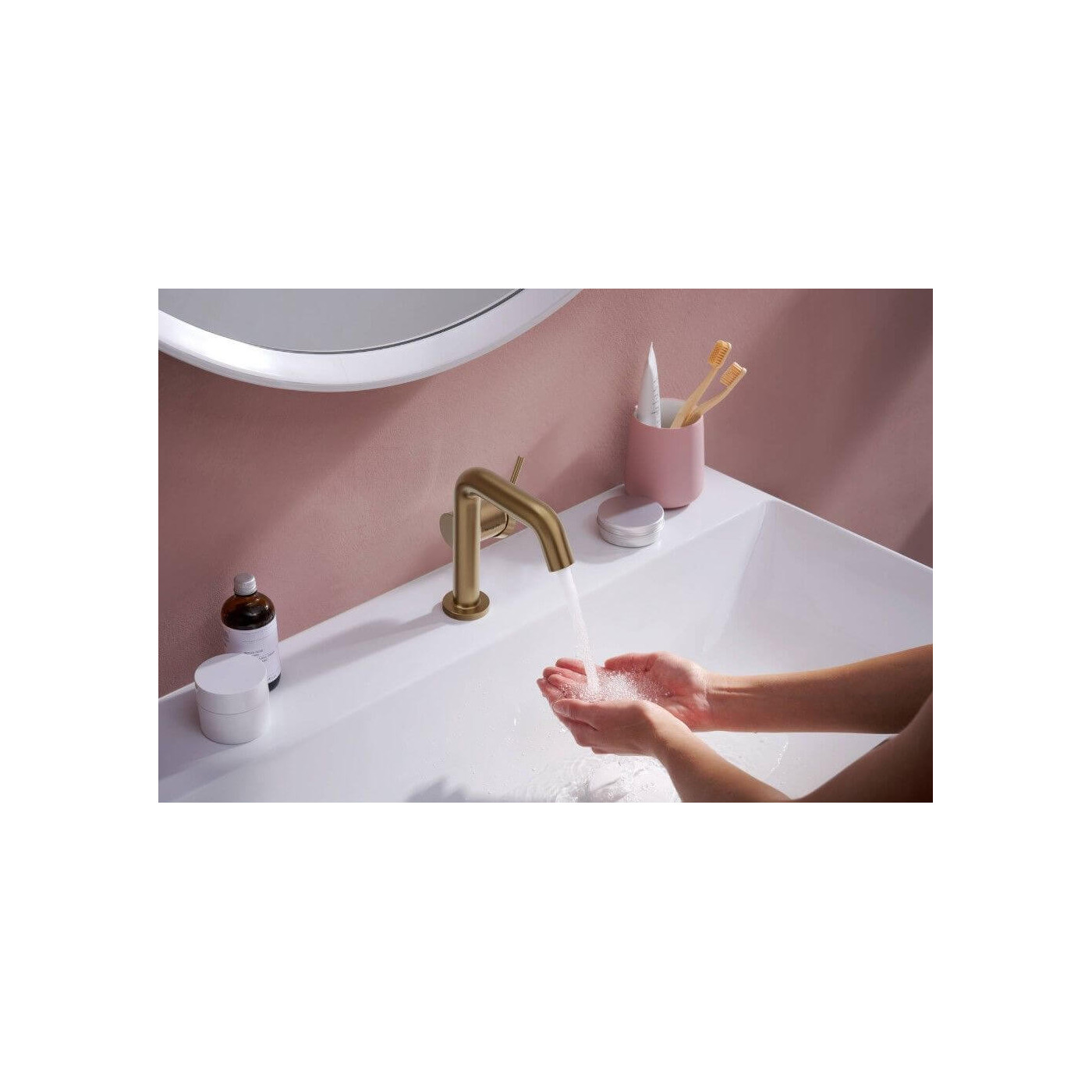 Bateria Umywalkowa Tecturis S Brąz Szczotkowany 73323140 Hansgrohe