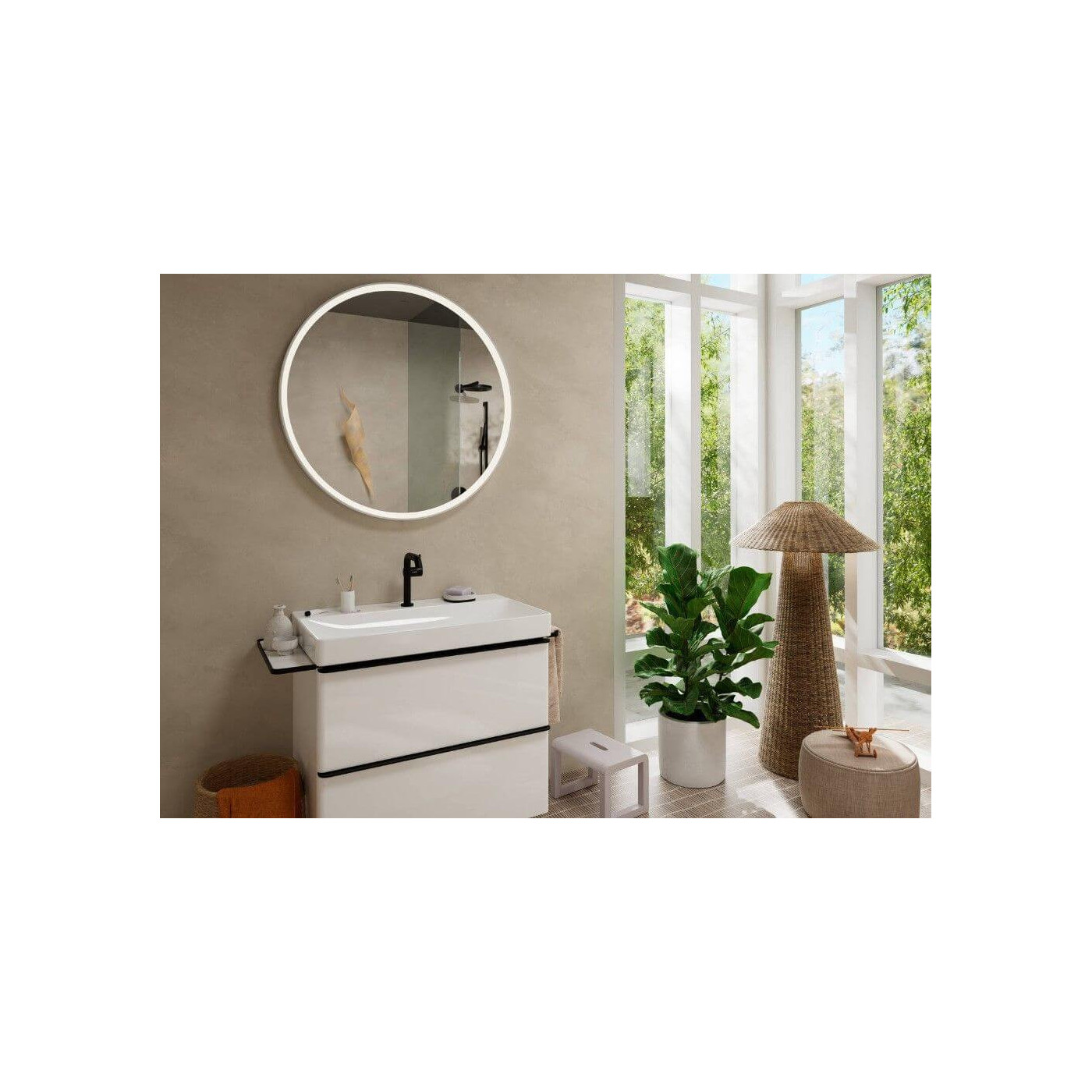 Bateria Umywalkowa Tecturis S Coolstart Czarny Mat 73340670 Hansgrohe