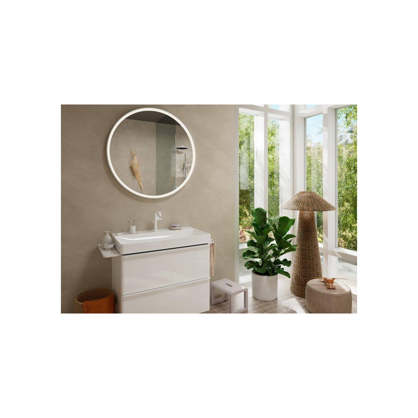 Bateria Umywalkowa Tecturis S Coolstart Biały Mat 73340700 Hansgrohe