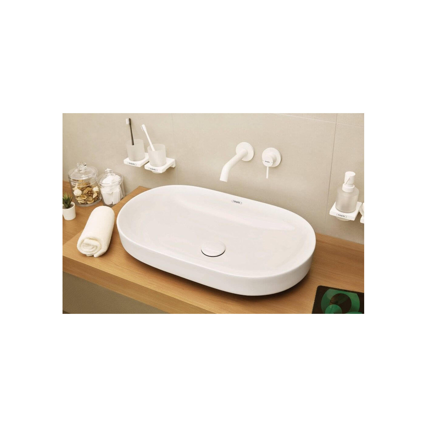 Bateria Umywalkowa Tecturis S Biały Mat 73350700 Hansgrohe