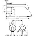 Bateria Umywalkowa Tecturis S Chrom 73351000 Hansgrohe