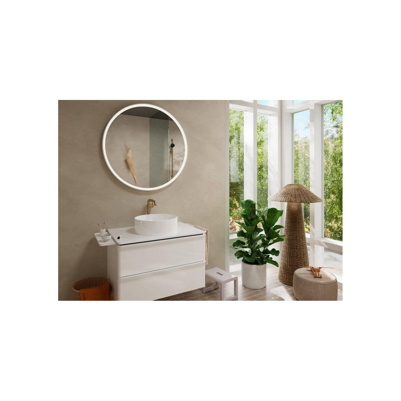 Bateria Umywalkowa Tecturis S Coolstart Brąz Szczotkowany 73370140 Hansgrohe