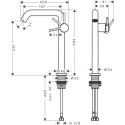 Bateria Umywalkowa Tecturis S Coolstart Biały Mat 73370700 Hansgrohe