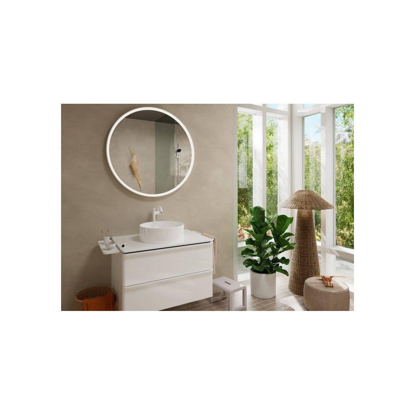 Bateria Umywalkowa Tecturis S Coolstart Biały Mat 73372700 Hansgrohe