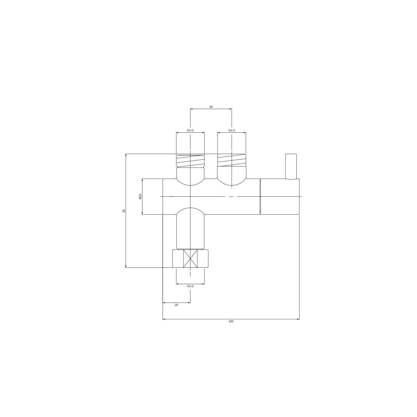 Regulator Temperatury Do Baterii Umywalkowej Czasowej Y Chrom Y1217CR Omnires