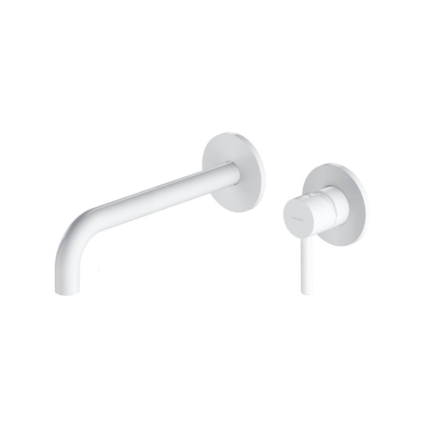Bateria Umywalkowa Podtynkowa Z Długą Wylewką Y Biały Mat Y1215HLWM Omnires
