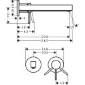 Jednouchwytowa Bateria Umywalkowa Finoris Podtynkowa Czarny Mat 76050670 Hansgrohe