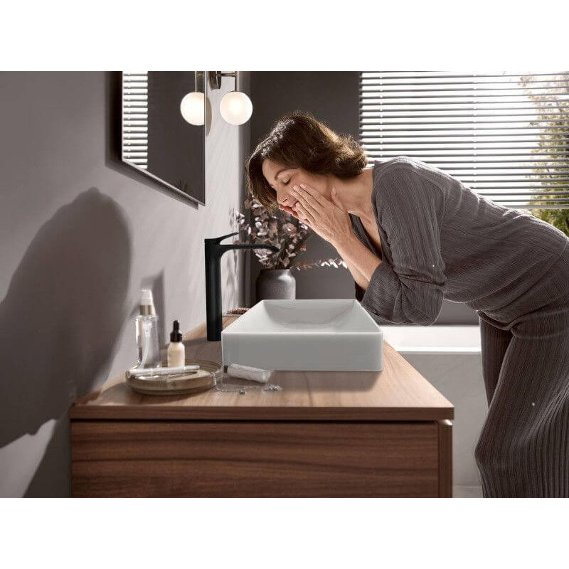 Jednouchwytowa Bateria Umywalkowa Vivenis Czarny Mat 75042670 Hansgrohe