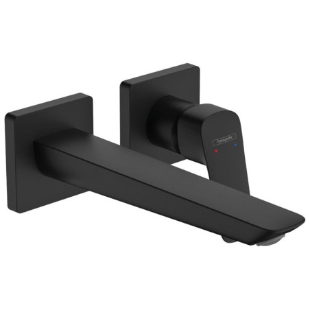 Podtynkowa Bateria Umywalkowa Z Wylewką 20,6 cm Logis Czarny Mat 71256670 Hansgrohe