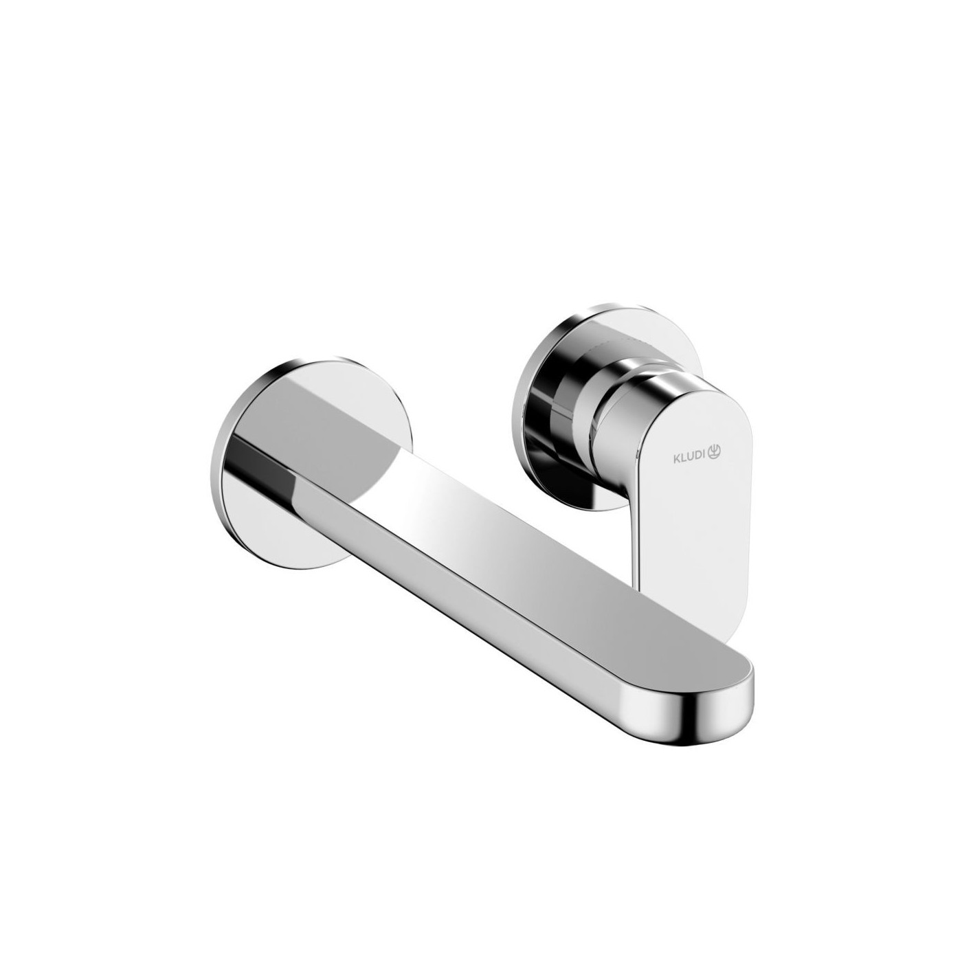Bateria Umywalkowa Ścienna Louva 220 Chrom 242450575 Kludi