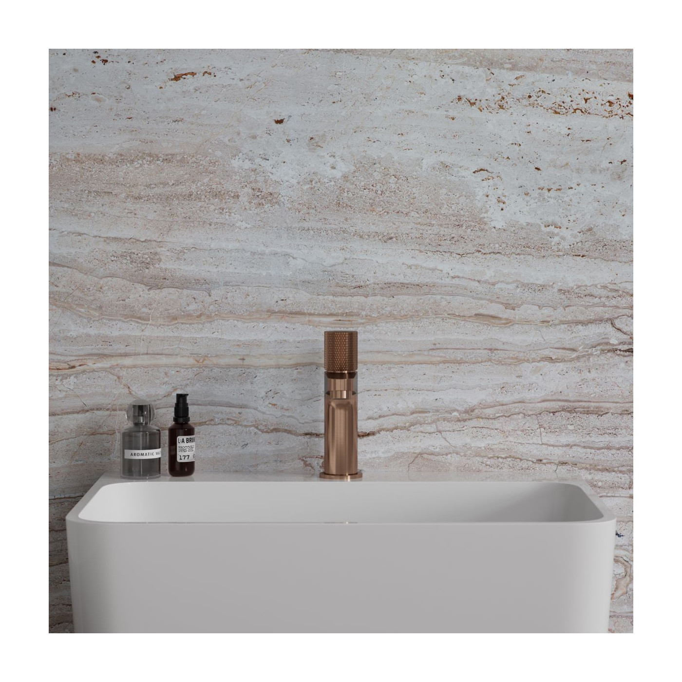 Bateria Umywalkowa Contour Miedź Szczotkowana CT8010CPB Omnires