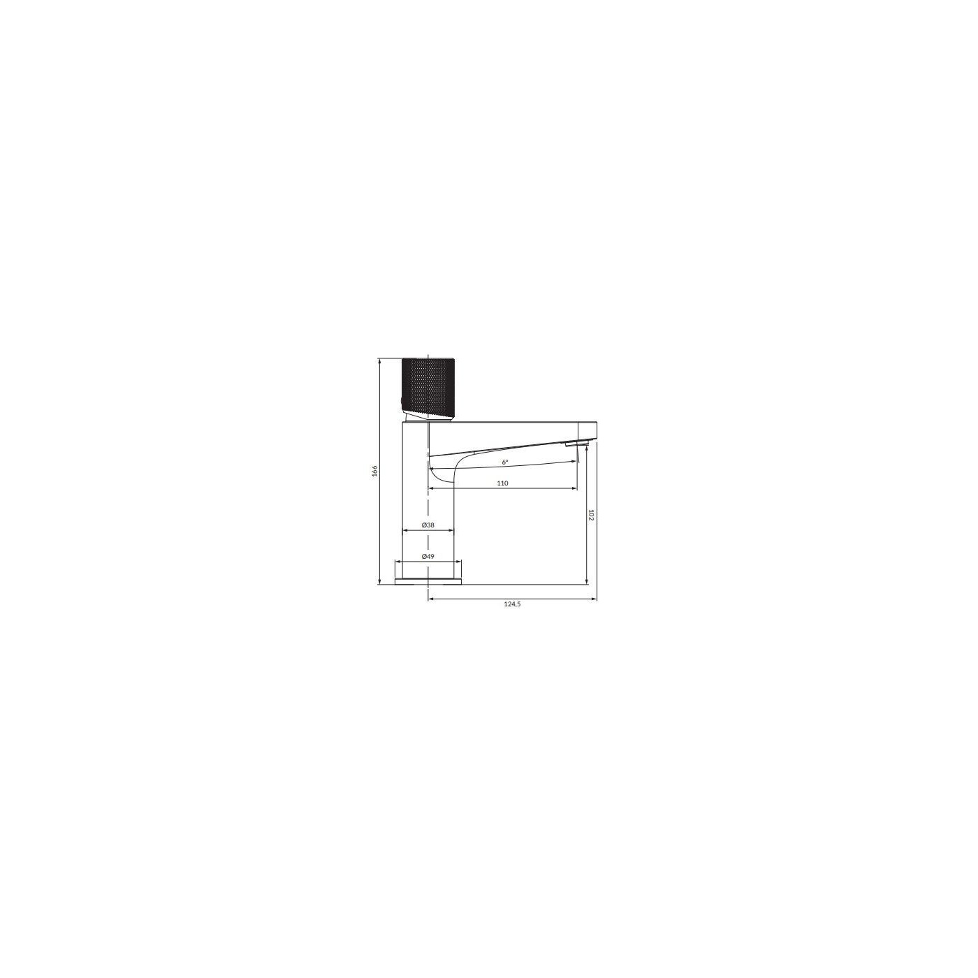 Bateria Umywalkowa Contour Miedź Szczotkowana CT8010CPB Omnires