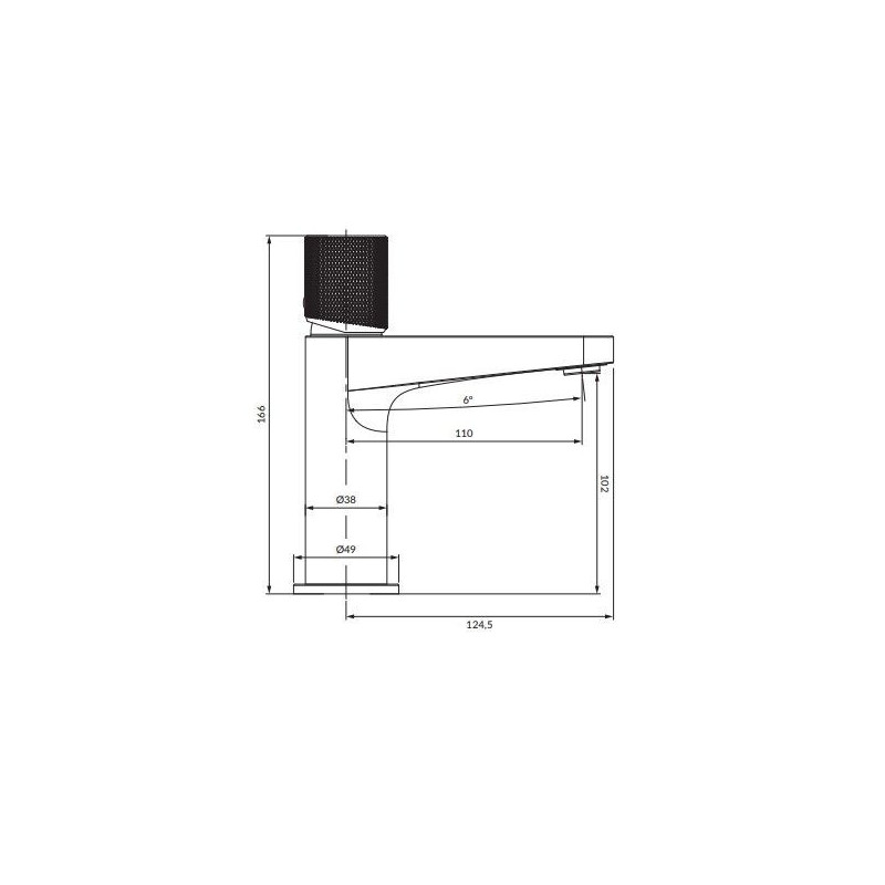Bateria Umywalkowa Contour Miedź Szczotkowana CT8010CPB Omnires