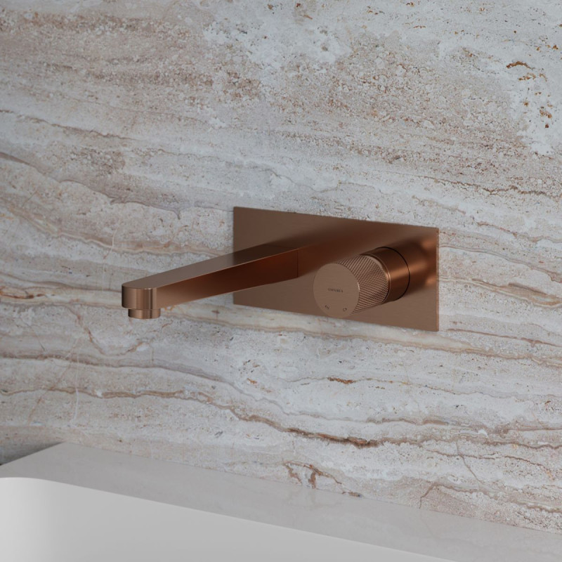 Bateria Umywalkowa Podtynkowa Contour Miedź Szczotkowana CT8015CPB Omnires