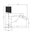 Bateria Umywalkowa Contour Miedź Szczotkowana CT8020CPB Omnires