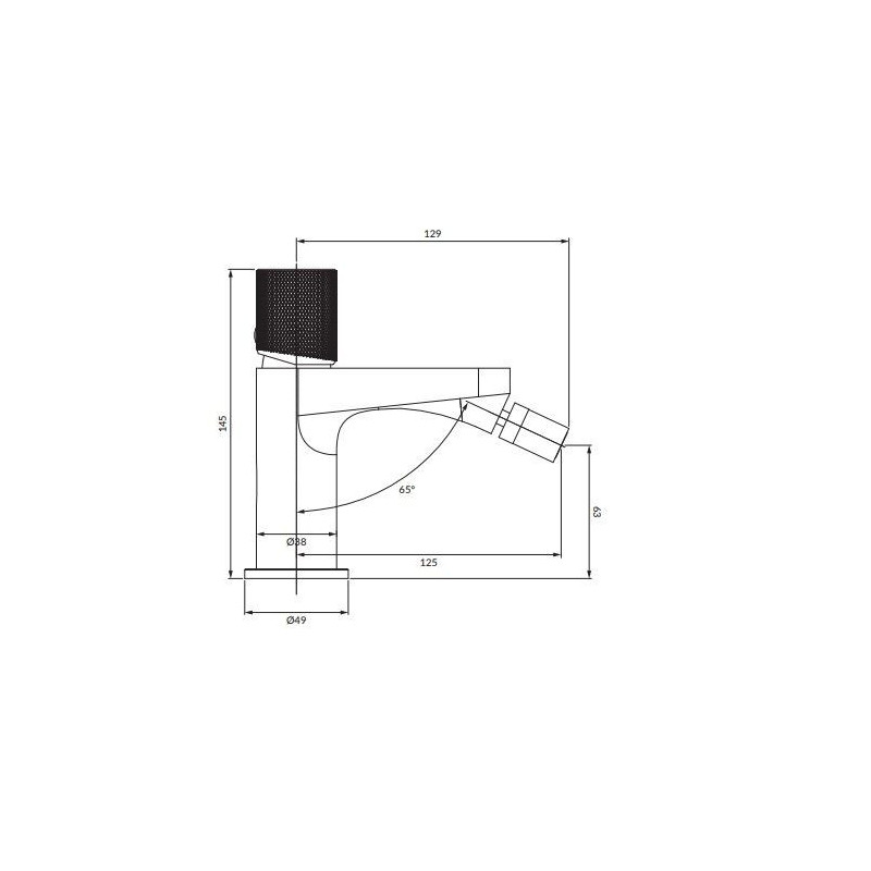 Bateria Umywalkowa Contour Miedź Szczotkowana CT8020CPB Omnires