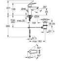 Bateria Umywalkowa Eurosmart S Black Matte 324672433 Grohe