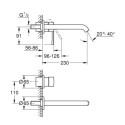 Bateria Umywalkowa Essence L Phantom Black 29193KF1 Grohe