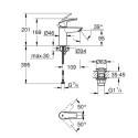 Bateria Umywalkowa Eurosmart Professional S Matte Black 239222433 Grohe
